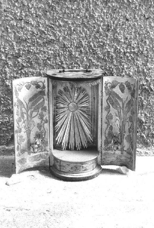 tabernacolo portatile, opera isolata - bottega ligure (sec. XIX)