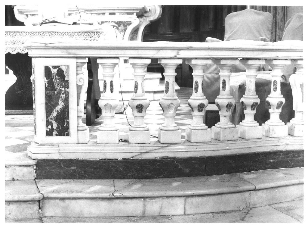 balaustrata, opera isolata - bottega ligure (seconda metà sec. XVIII)
