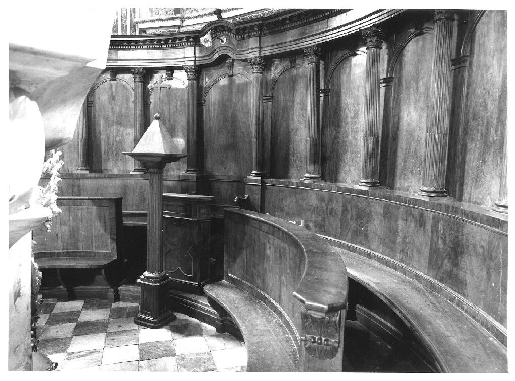 stalli del coro, opera isolata - bottega ligure (primo quarto sec. XX)