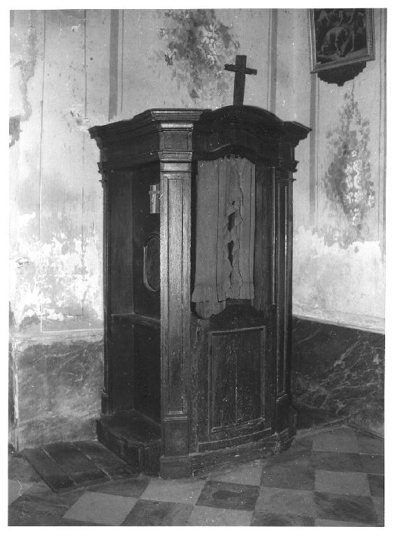 confessionale, opera isolata - bottega ligure (sec. XIX)