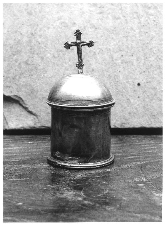 vasetti per oli santi, opera isolata - bottega genovese (seconda metà sec. XVIII)