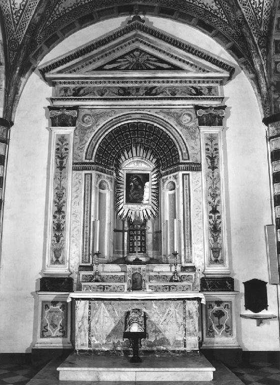 altare, elemento d'insieme - PRODUZIONE GENOVESE (sec. XIX)