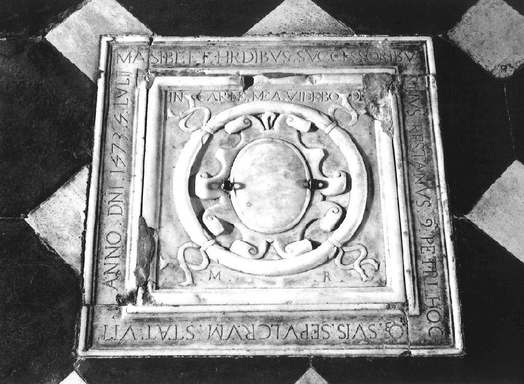 lapide, opera isolata - PRODUZIONE GENOVESE (sec. XVI)