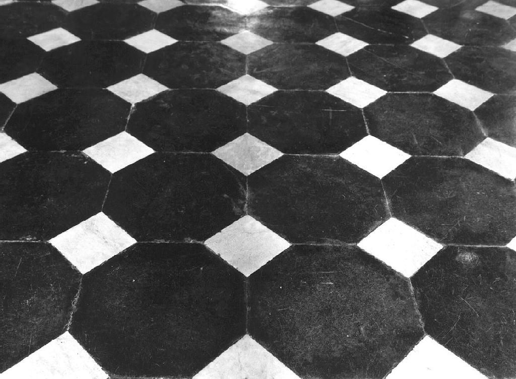 pavimento, opera isolata - PRODUZIONE LIGURE (sec. XIX)