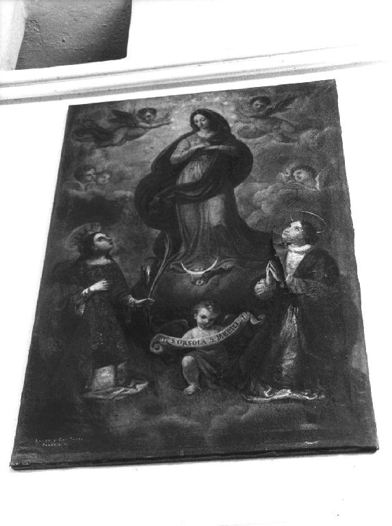 Madonna Immacolata (dipinto, opera isolata) di Panario Santo, Panario Giovanni Battista (sec. XVIII)