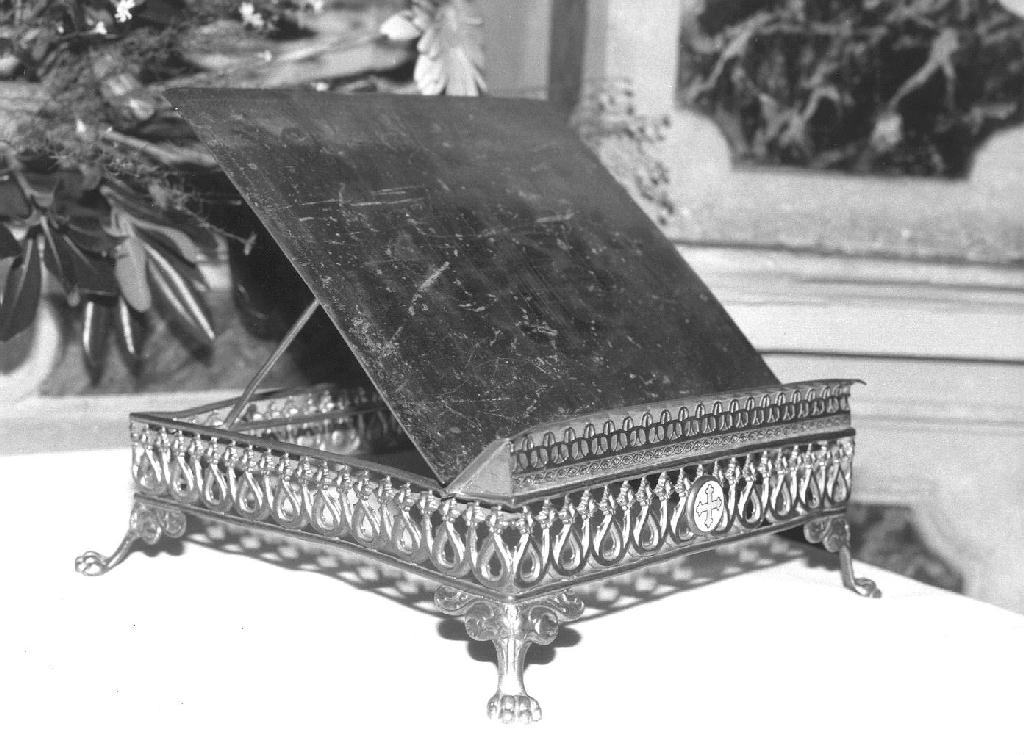 leggio da tavolo - pieghevole, opera isolata - PRODUZIONE LIGURE (prima metà sec. XX)