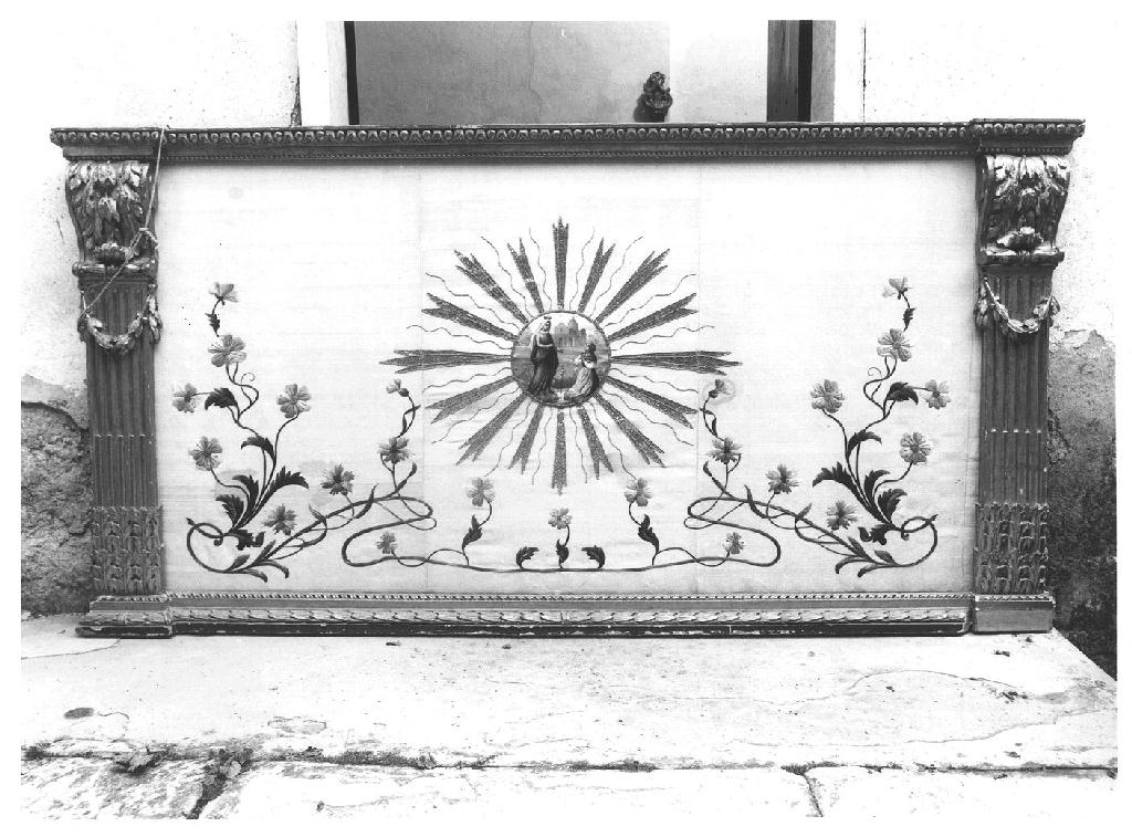 paliotto, coppia - manifattura ligure (prima metà sec. XIX, sec. XX)
