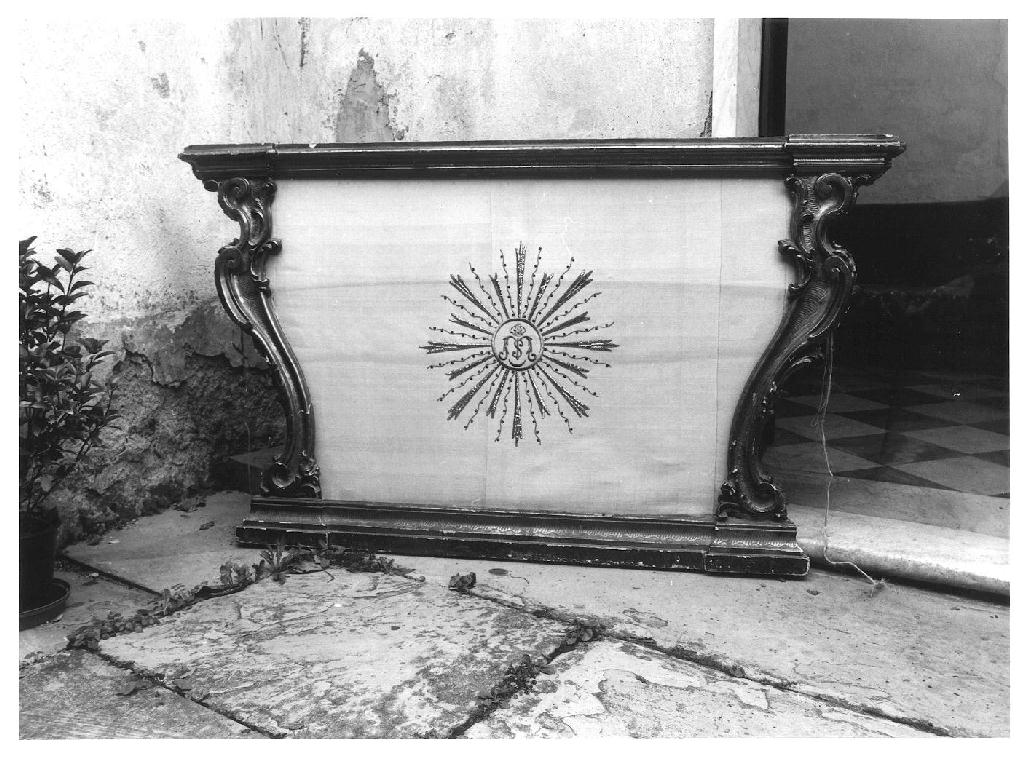 cornice di paliotto, opera isolata - bottega ligure (sec. XIX)