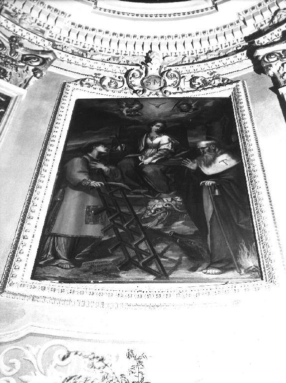 Santi (dipinto, opera isolata) di Montanari Agostino (sec. XVII)