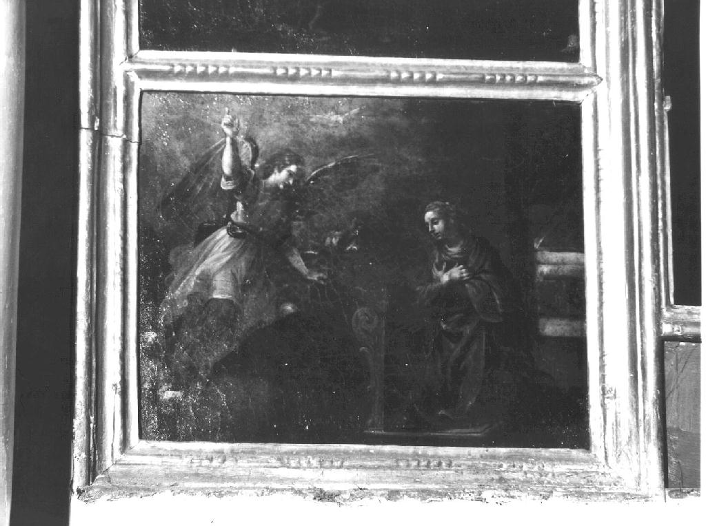 ANNUNCIAZIONE (dipinto, opera isolata) di Carlone Giovanni Battista (scuola) (seconda metà sec. XVII)