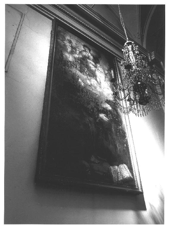 Madonna con Bambino tra San Francesco d'Assisi e Sant'Antonio da Padova (dipinto, opera isolata) di Cammaredi Rocco (sec. XVIII)