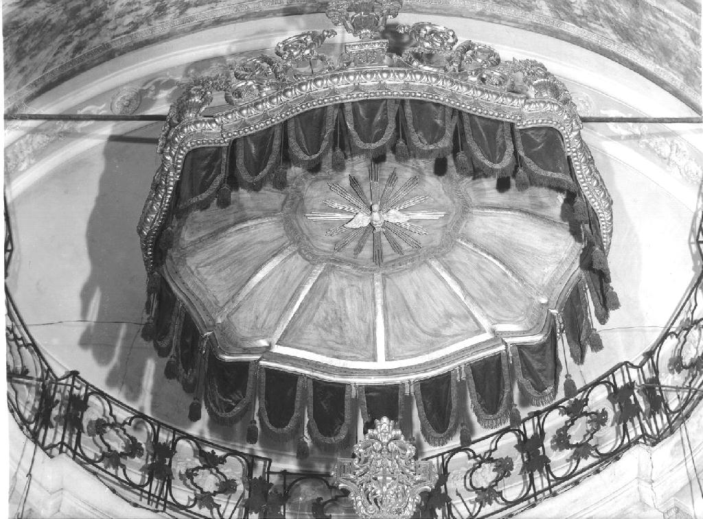 baldacchino d'altare, opera isolata - PRODUZIONE LIGURE (prima metà sec. XIX)