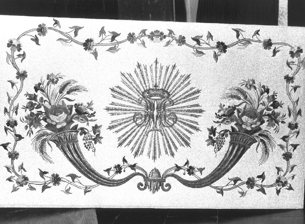 paliotto, opera isolata - manifattura ligure (fine/inizio secc. XVIII/ XIX)