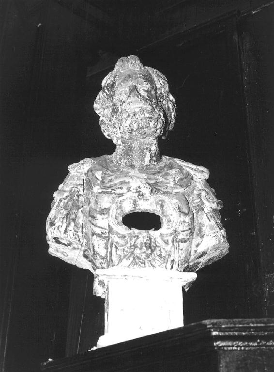 santo (reliquiario - a busto, opera isolata) - bottega ligure (seconda metà sec. XVII)