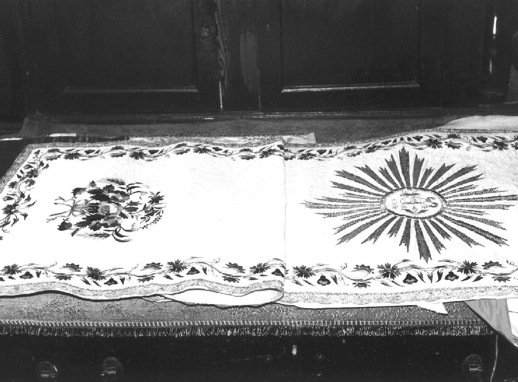 tovaglia d'altare, opera isolata - manifattura ligure (fine/inizio secc. XVIII/ XIX)