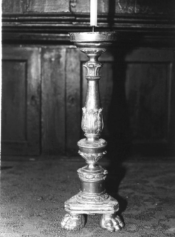 candeliere, coppia - bottega ligure (seconda metà sec. XIX)