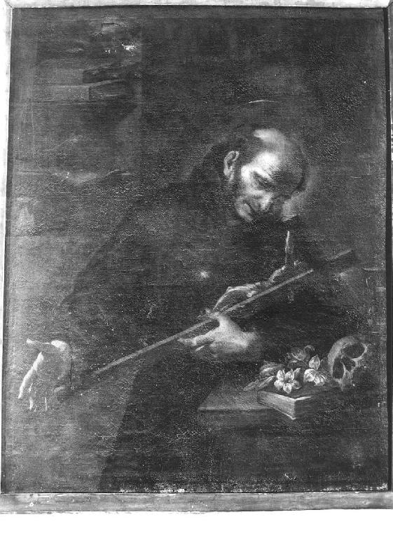 San Nicola da Tolentino (dipinto, opera isolata) di Assereto Gioacchino (maniera) (prima metà sec. XVII)