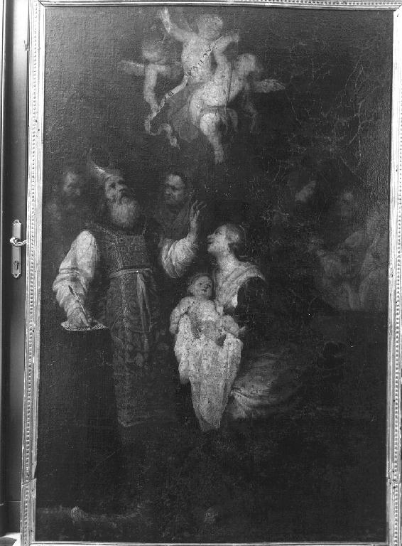 Presentazione di Gesù al tempio (dipinto, opera isolata) - ambito ligure (secondo quarto sec. XVII)