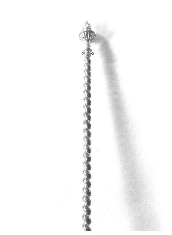 asta di baldacchino processionale, serie di Carpi Luigi (sec. XX)