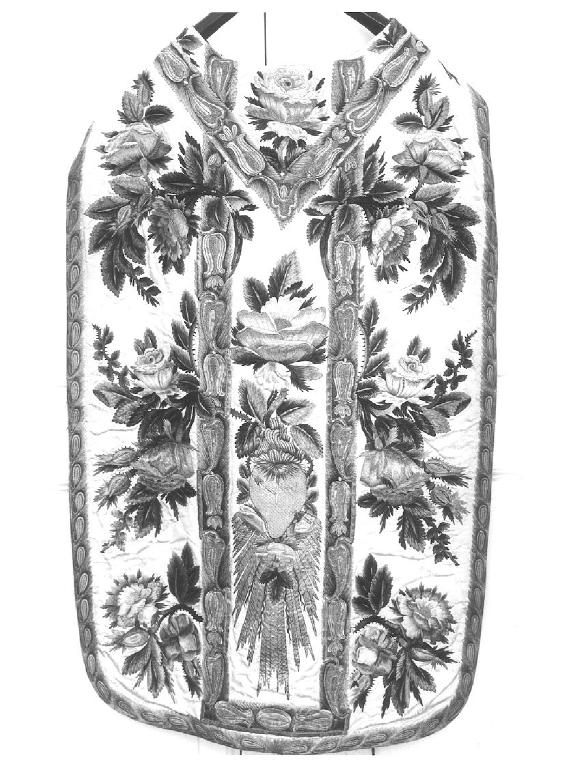 paramento liturgico, opera isolata - manifattura genovese (prima metà sec. XIX)