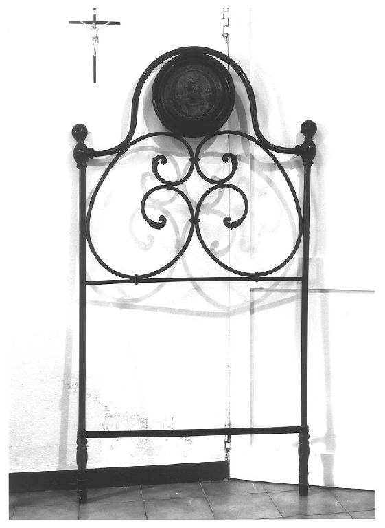 letto, frammento - PRODUZIONE LIGURE (fine sec. XIX)