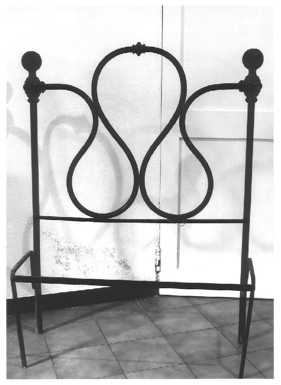 letto, frammento - PRODUZIONE LIGURE (fine sec. XIX)