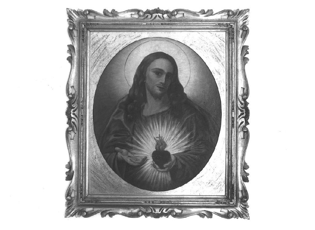 Sacro Cuore di Gesù (dipinto, elemento d'insieme) di Santa Giustina Umberto (inizio sec. XX)