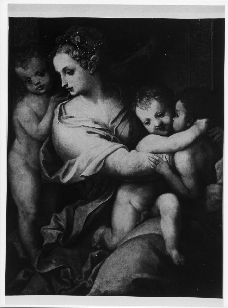 Carità romana, La Carità (dipinto, opera isolata) di Buonaccorsi Pietro detto Perin del Vaga (secondo quarto sec. XVI)