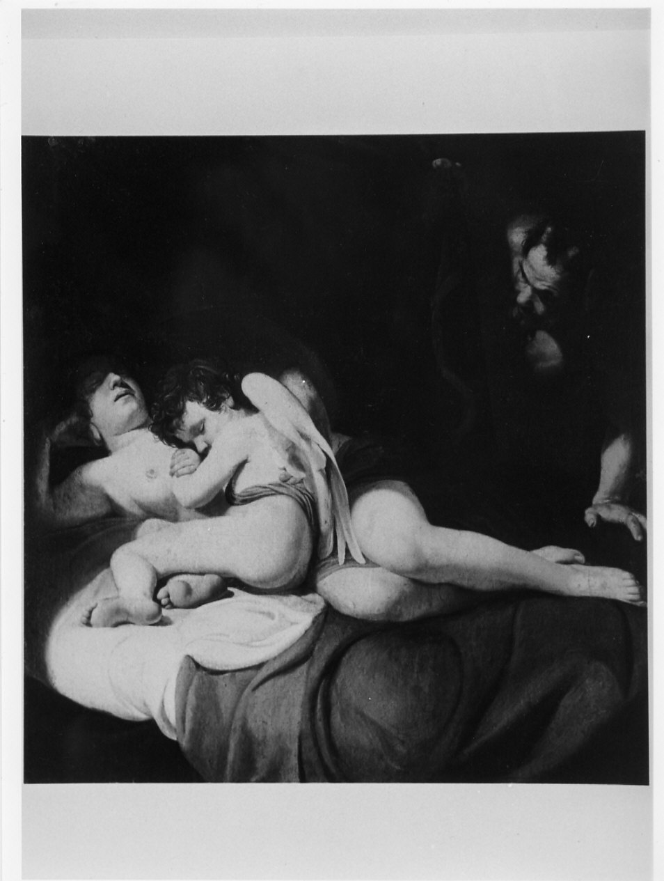 Amore e Psiche (dipinto, opera isolata) di Merisi Michelangelo detto Caravaggio (prima metà sec. XVII)