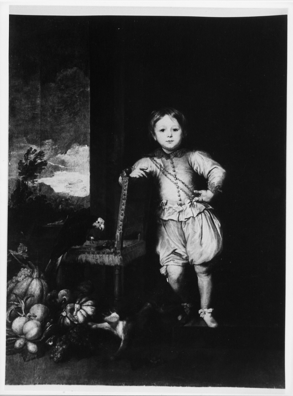 Ritratto di bambino, Fanciullo in bianco (dipinto, opera isolata) di Van Dyck Antoon (prima metà sec. XVII)