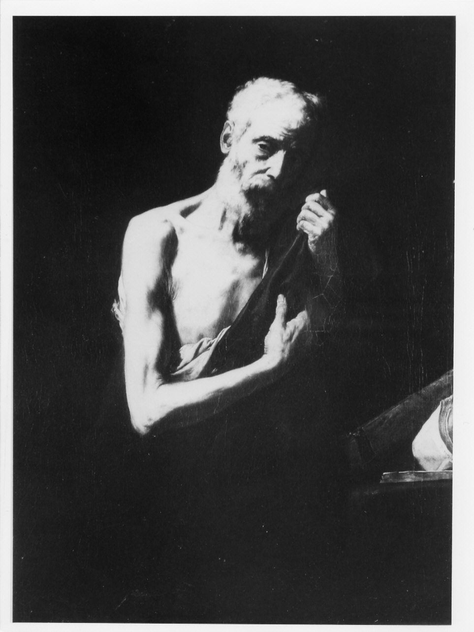 Filosofo (dipinto, opera isolata) di De Ribera Jusepe detto Spagnoletto (sec. XVII)