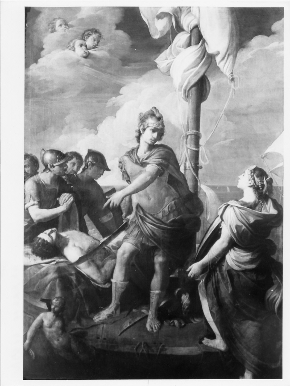 Achille riceve le armi da Teti (dipinto, opera isolata) di Zanotti Cavazzoni Giampietro (sec. XVIII)