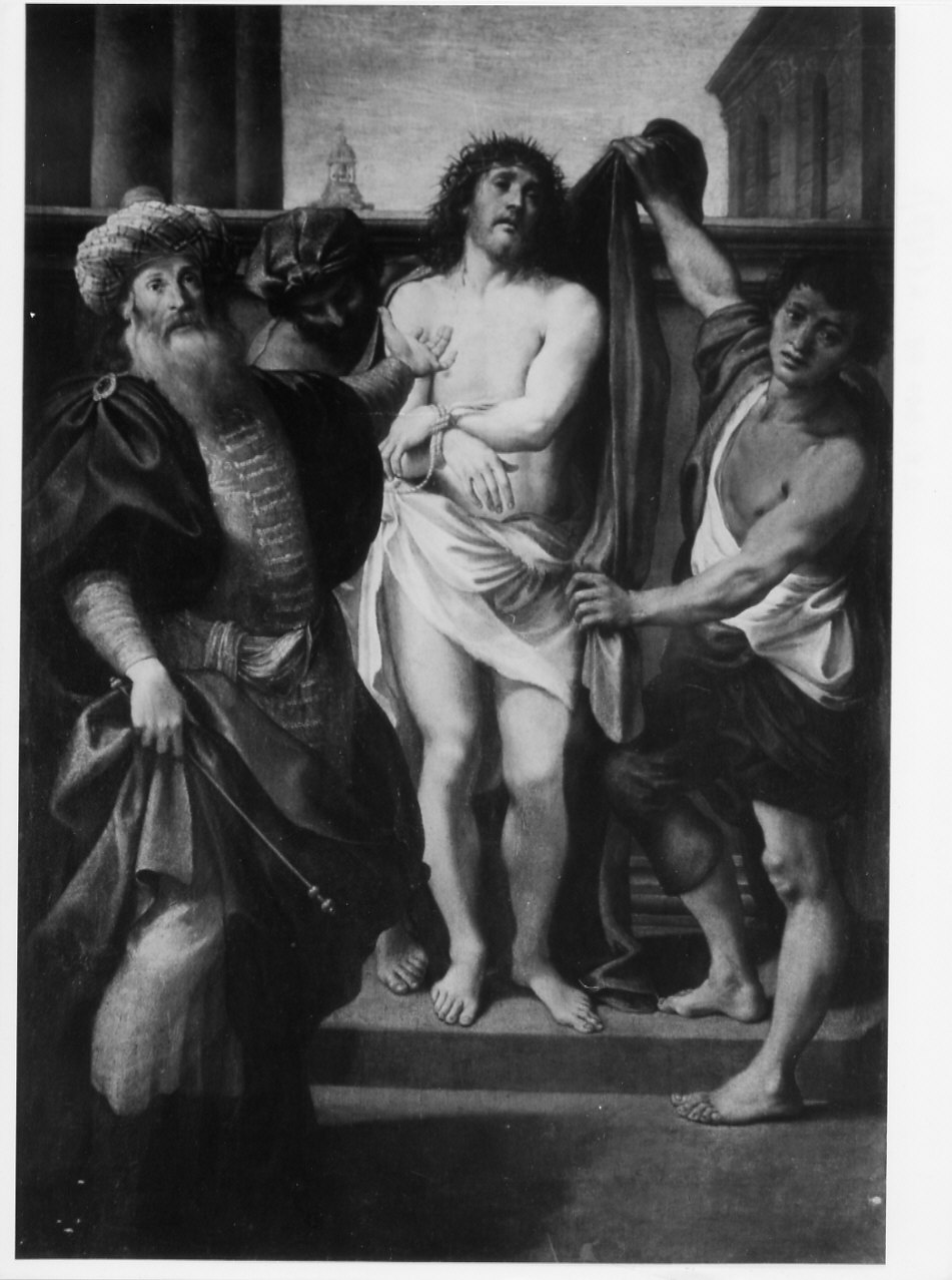 Ecce Homo, Flagellazione (dipinto, opera isolata) di Carracci Ludovico (fine sec. XVI)