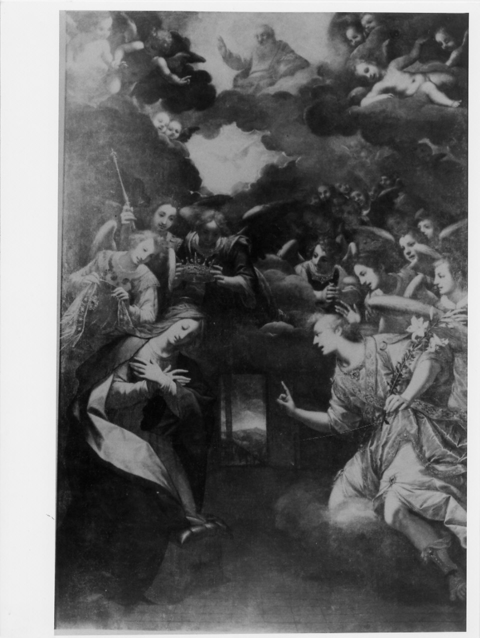 Annunciazione (dipinto, opera isolata) di Paggi Giovanni Battista (sec. XVII)