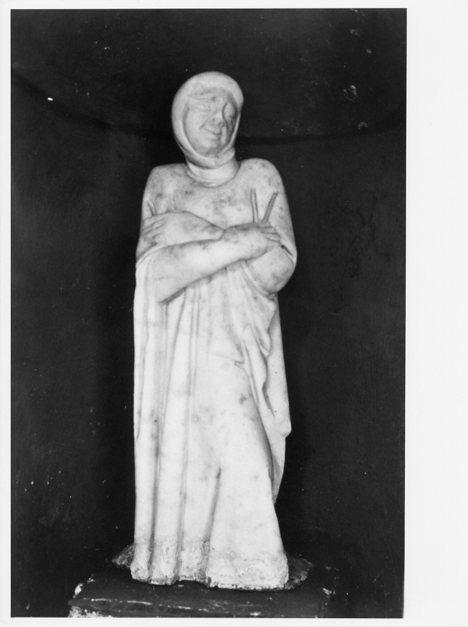 Figura dolente (scultura, opera isolata) di Tino di Camaino (bottega) (prima metà sec. XIV)