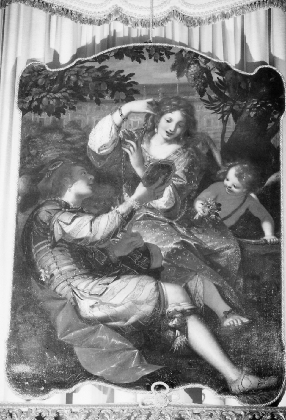 Rinaldo e Armida (dipinto, opera isolata) di Paggi Giovanni Battista (primo quarto sec. XVII)