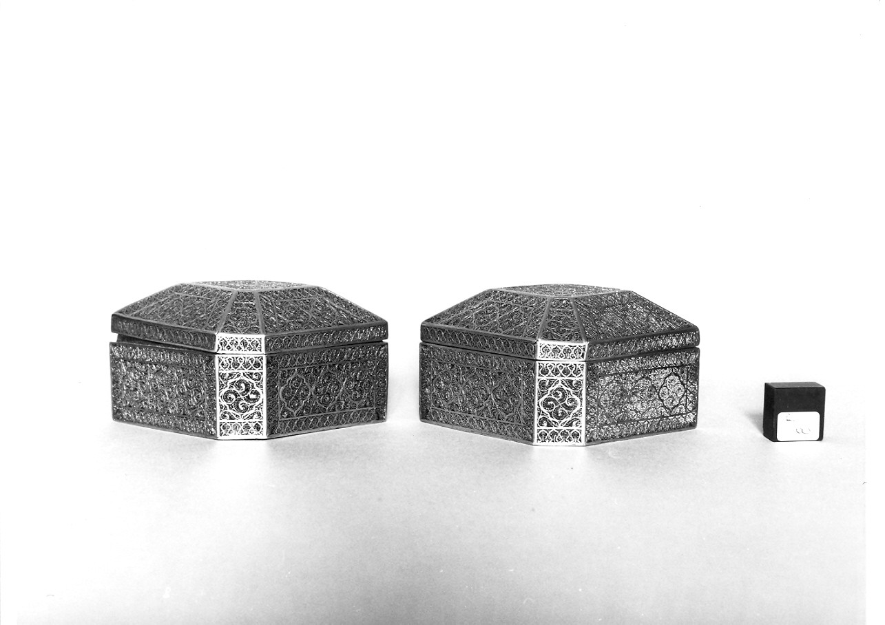 cofanetto, coppia - bottega persiana (sec. XVIII)