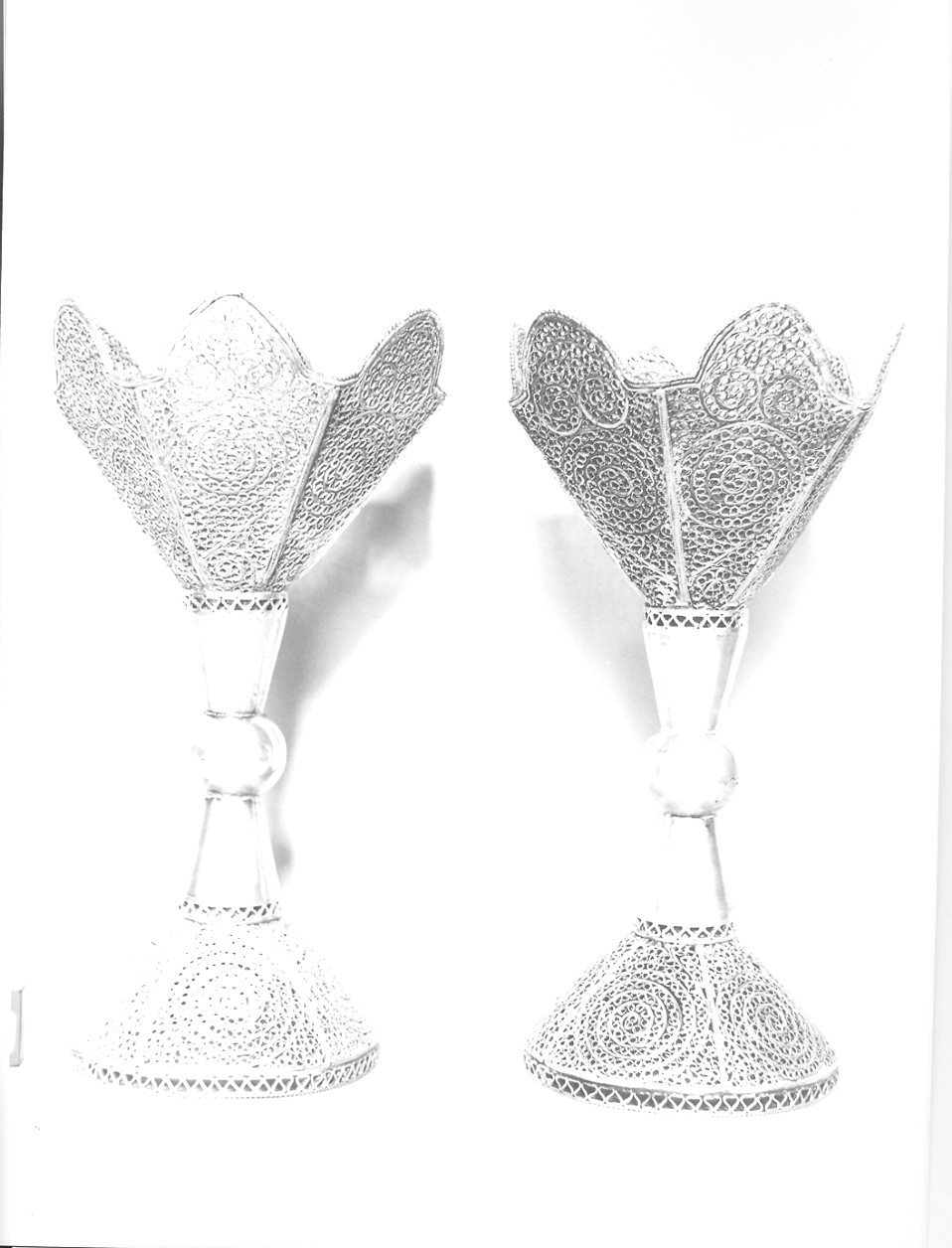 calice, coppia - bottega Europa occidentale (sec. XIX)