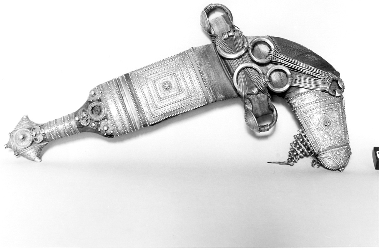 pugnale, opera isolata - bottega mediorientale (sec. XIX)