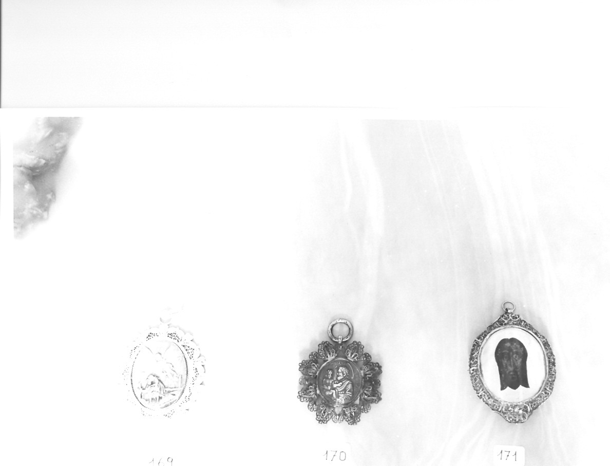 medaglia devozionale, opera isolata - bottega genovese (sec. XVIII)