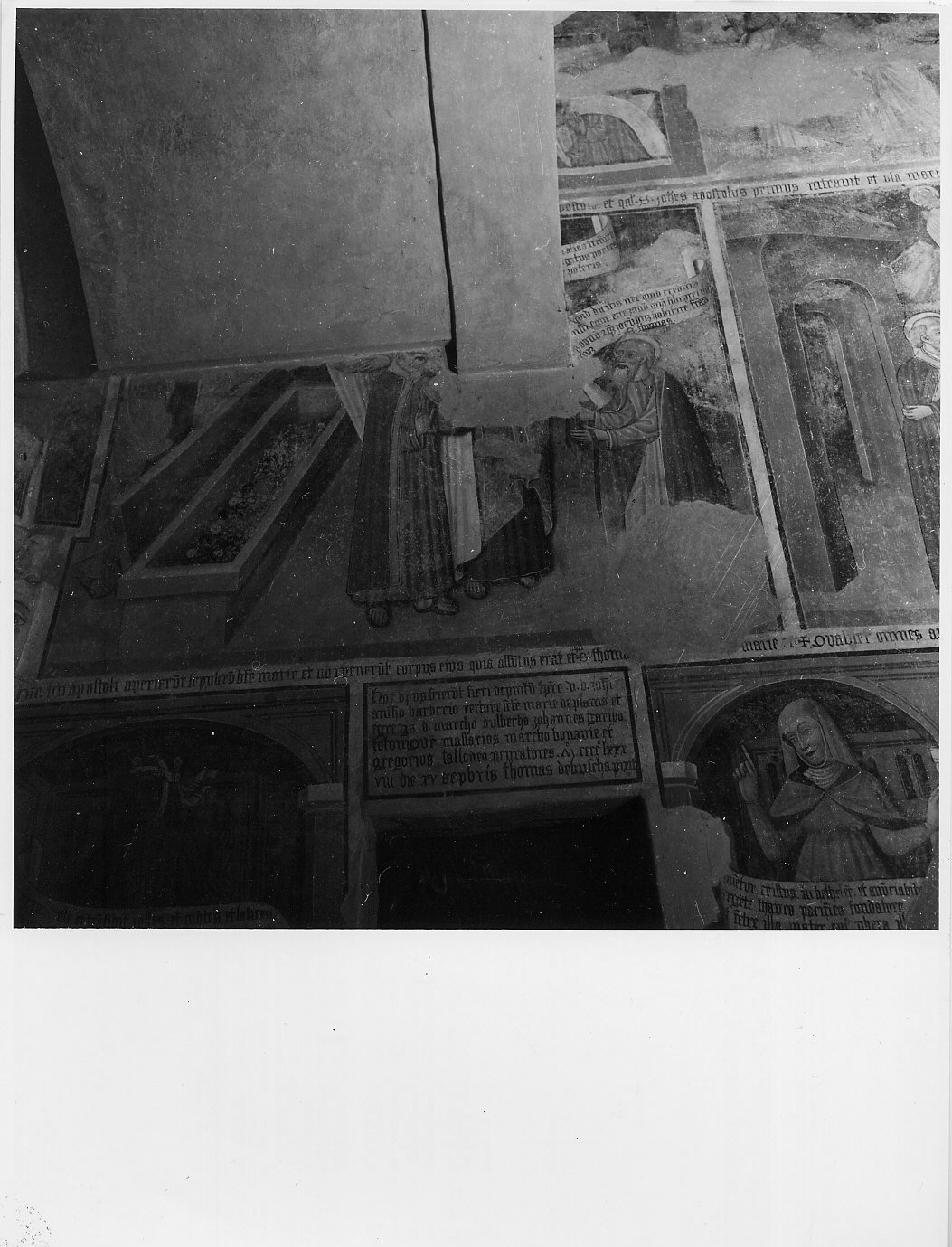 transito della Madonna (dipinto, elemento d'insieme) di Biazaci Matteo, Biazaci Tommaso (sec. XV)