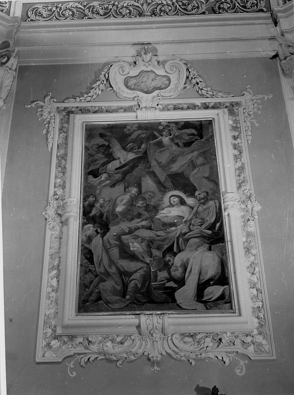 transito della Madonna (dipinto, pendant) - ambito ligure (seconda metà sec. XIX)