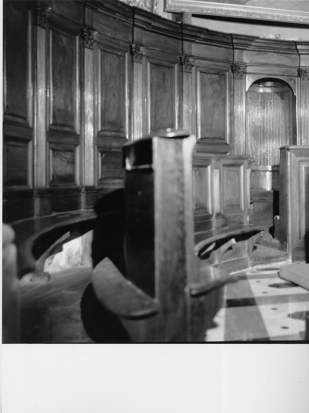 stalli del coro, opera isolata - bottega genovese (sec. XIX)