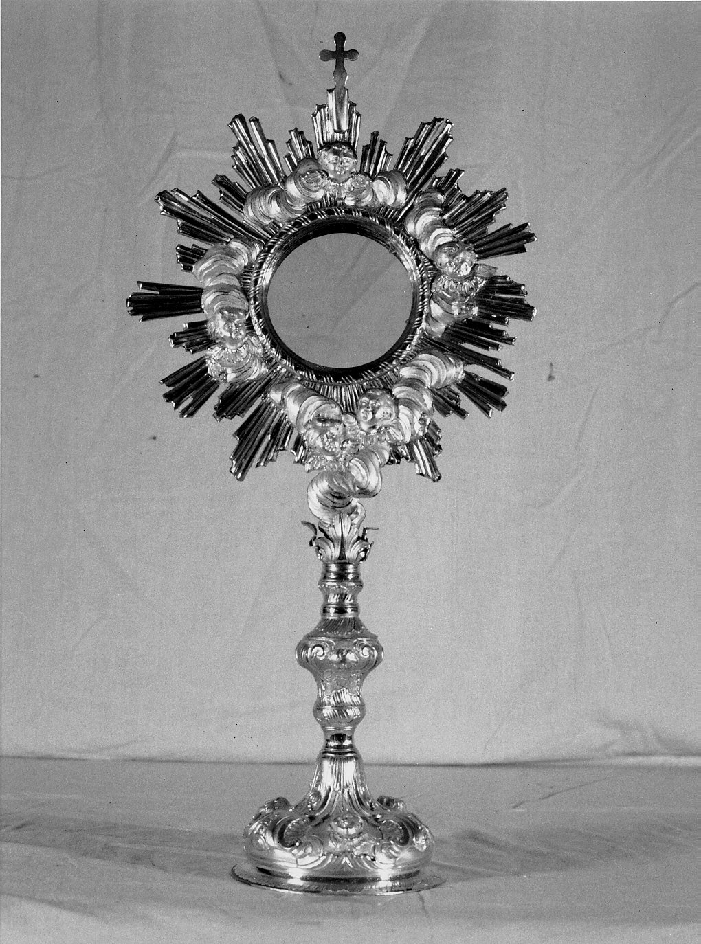 ostensorio, opera isolata - bottega genovese (sec. XVIII)