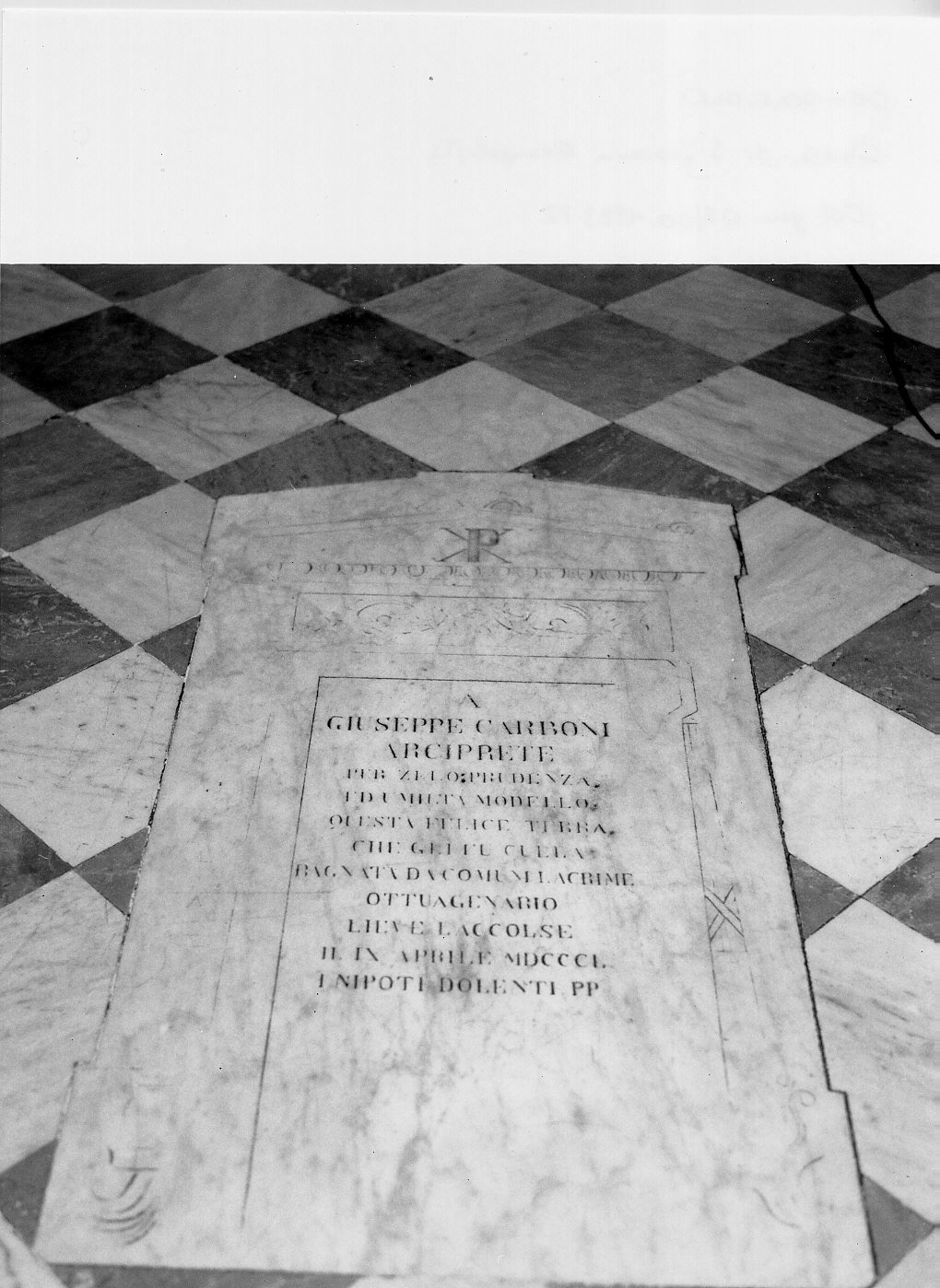 lapide, opera isolata - bottega genovese (sec. XIX)