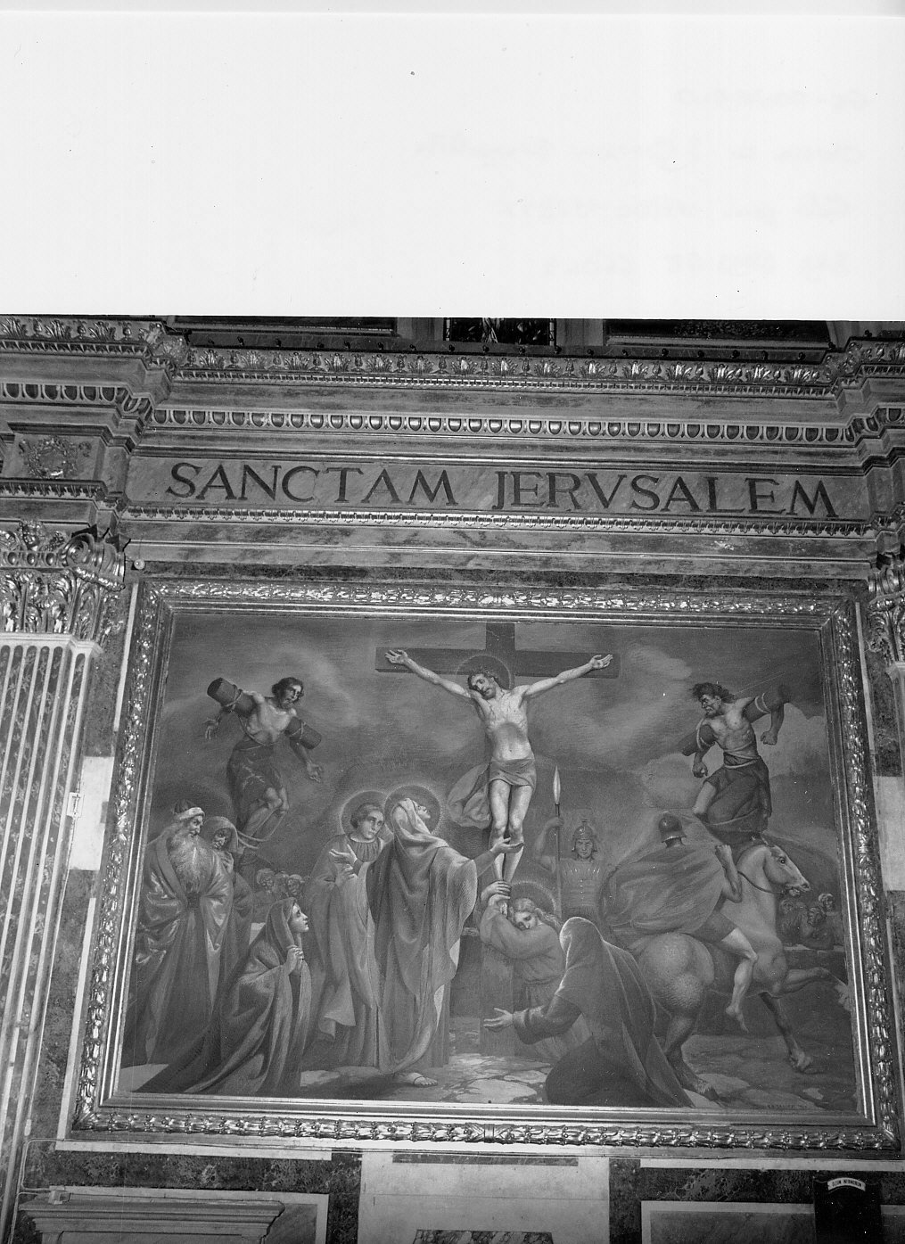 crocifissione (dipinto, opera isolata) di Galizzi Giovanni Battista (sec. XX)