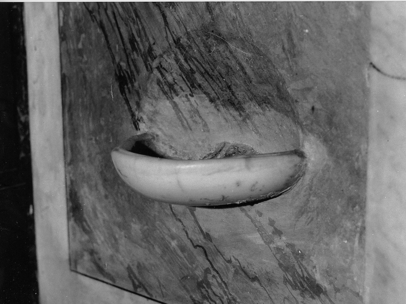 acquasantiera, opera isolata - bottega genovese (prima metà sec. XIX)