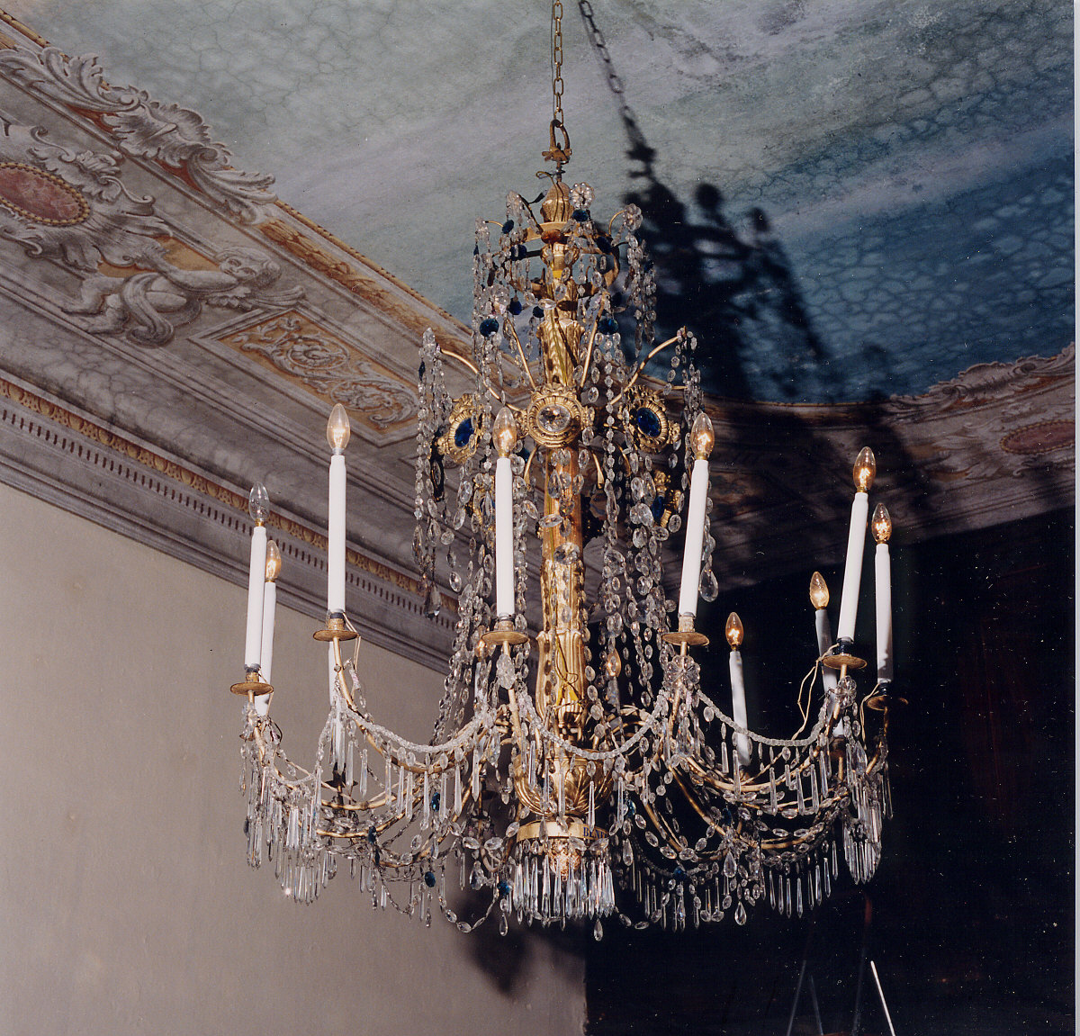 lampadario, opera isolata - bottega genovese (seconda metà sec. XIX)