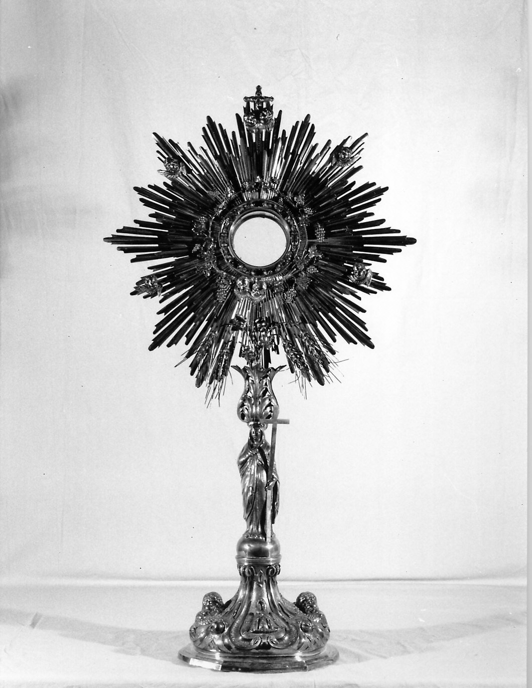 ostensorio, opera isolata - bottega genovese (metà sec. XIX)