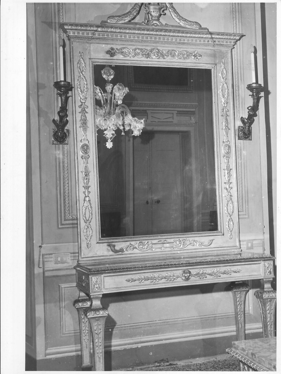 motivi decorativi vegetali (console, opera isolata) - bottega ligure (prima metà sec. XIX)
